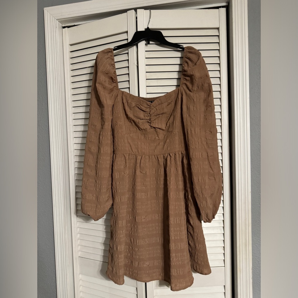 Light brown dress